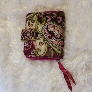 Vera Bradley pink and purple wallet